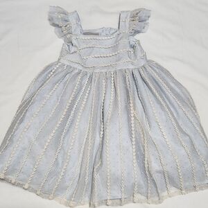 Pastourelle by Pippa & Julie Swiss Dot Empire Waist Embroidered Princess Dress 4
